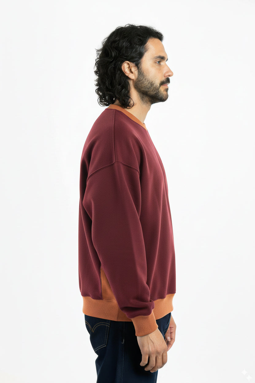 PULSE Buzo Oversize (bordó)