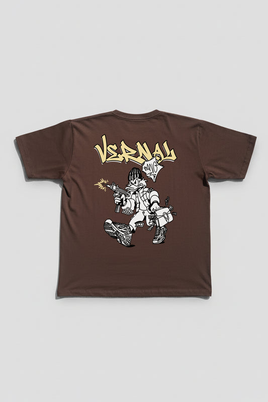 MC ROBBERY T-shirt (marrón)