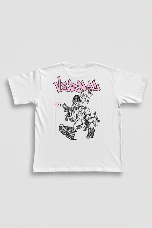 MC ROBBERY T-shirt (blanco)