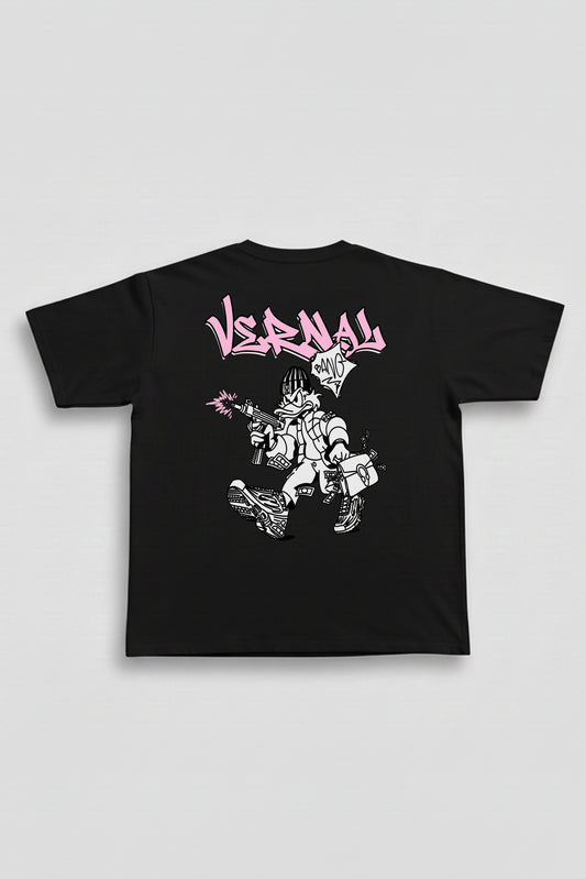 MC ROBBERY T-shirt (negro)