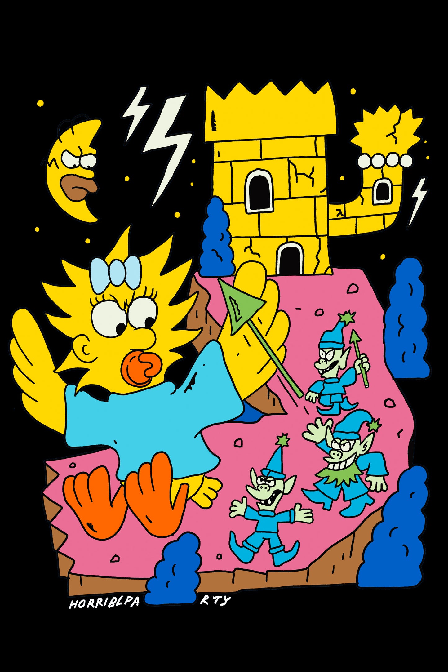 YELLOW QUEST T-shirt (negro)