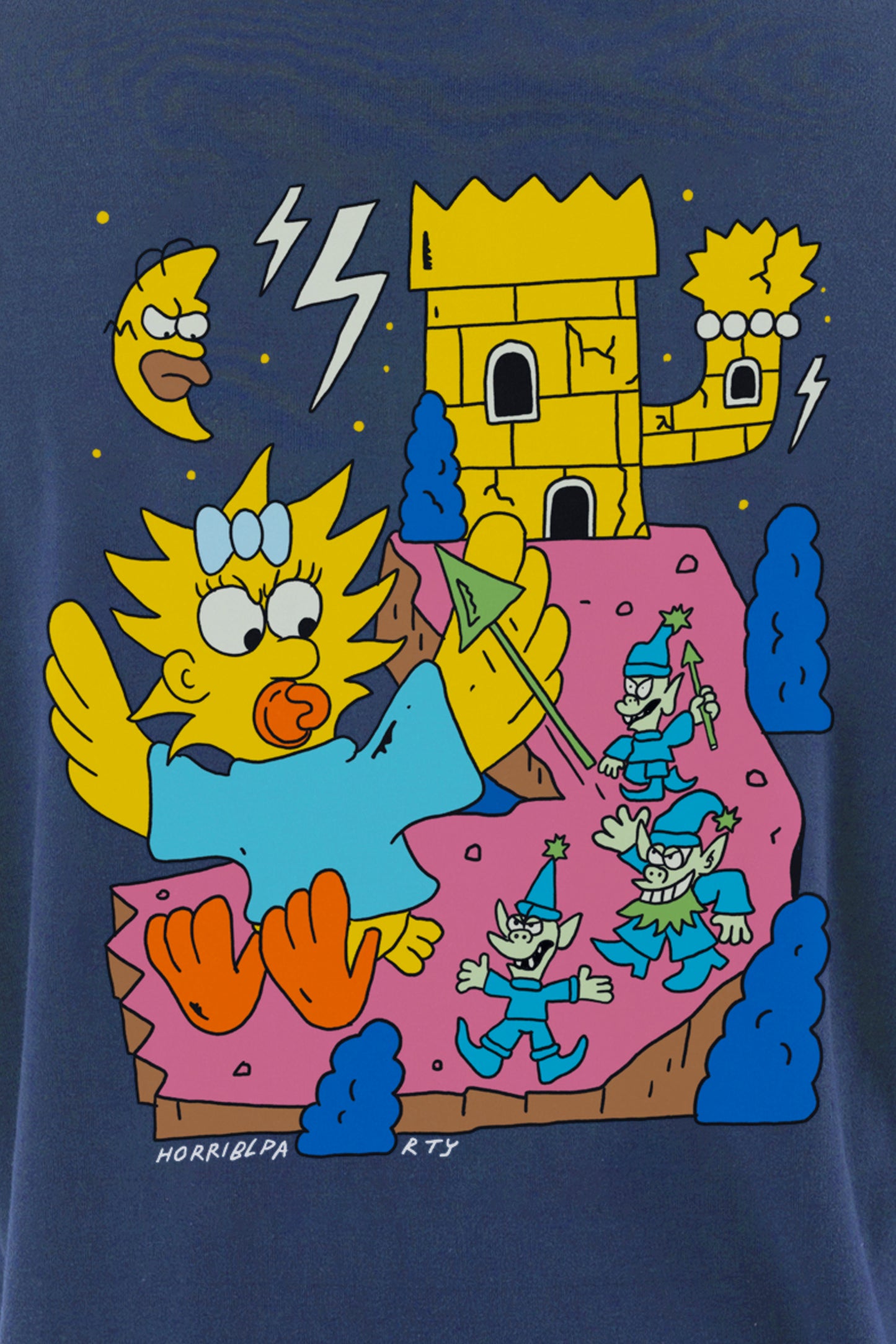 YELLOW QUEST T-shirt (azul)