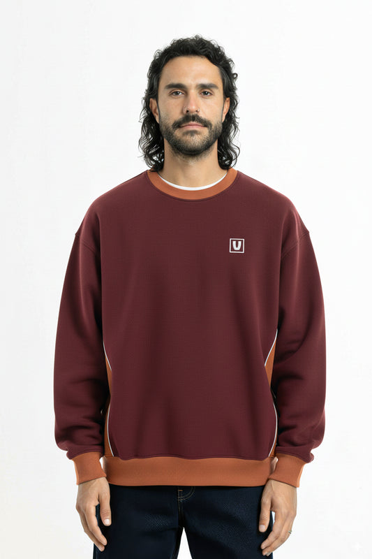 PULSE Buzo Oversize (bordó)