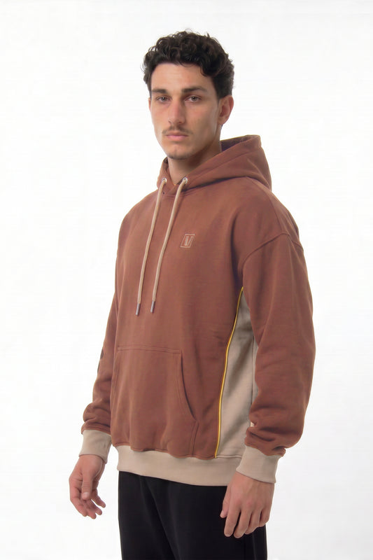 PULSE Hoodie Oversize (marrón)