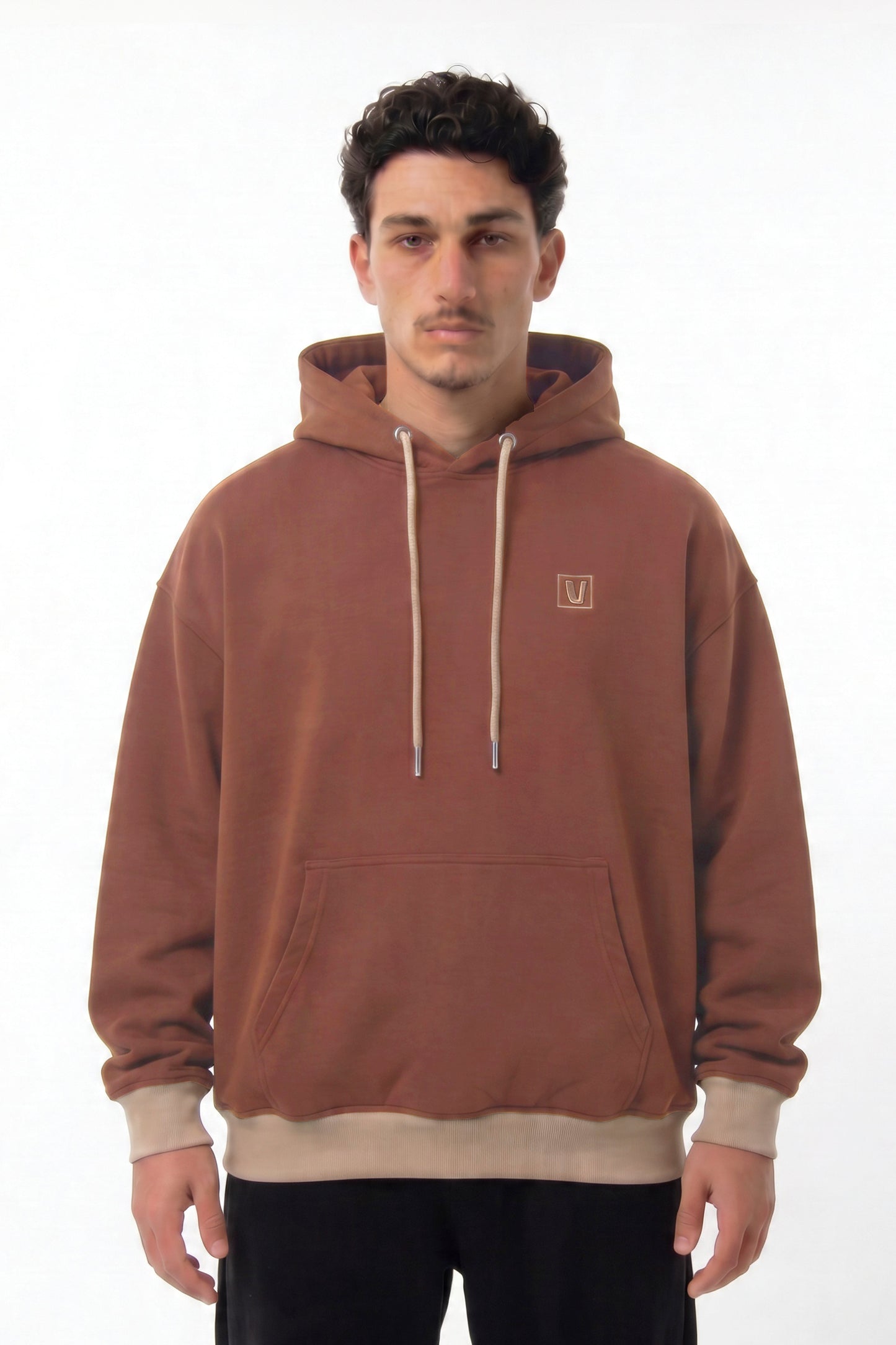 PULSE Hoodie Oversize (marrón)