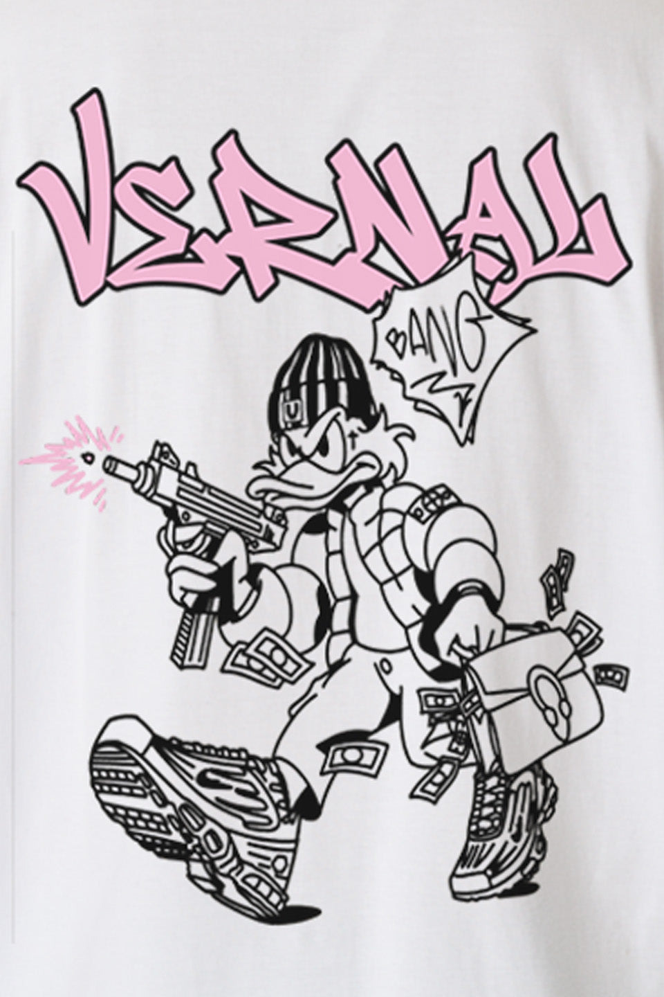 MC ROBBERY T-shirt (blanco)