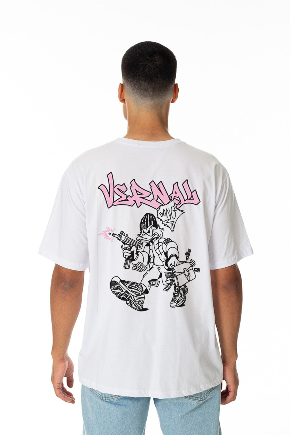 MC ROBBERY T-shirt (blanco)