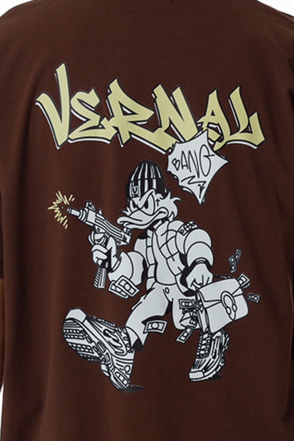 MC ROBBERY T-shirt (marrón)