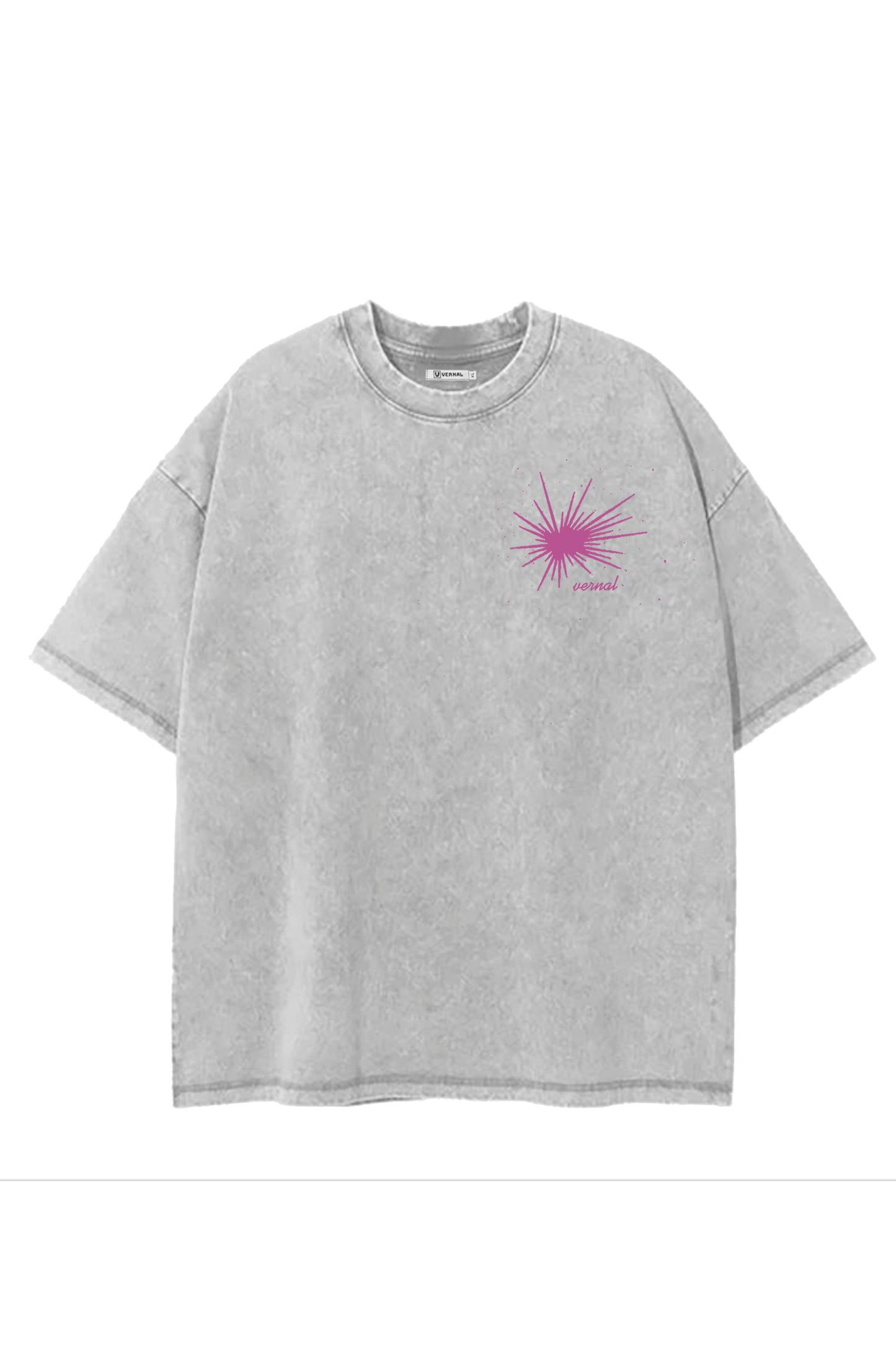 UNLEASH T-shirt oversize (acid wash)