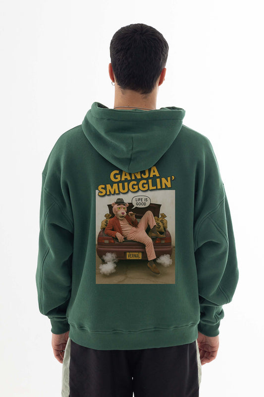 GANJA SMUGGLiN' Hoodie Oversize