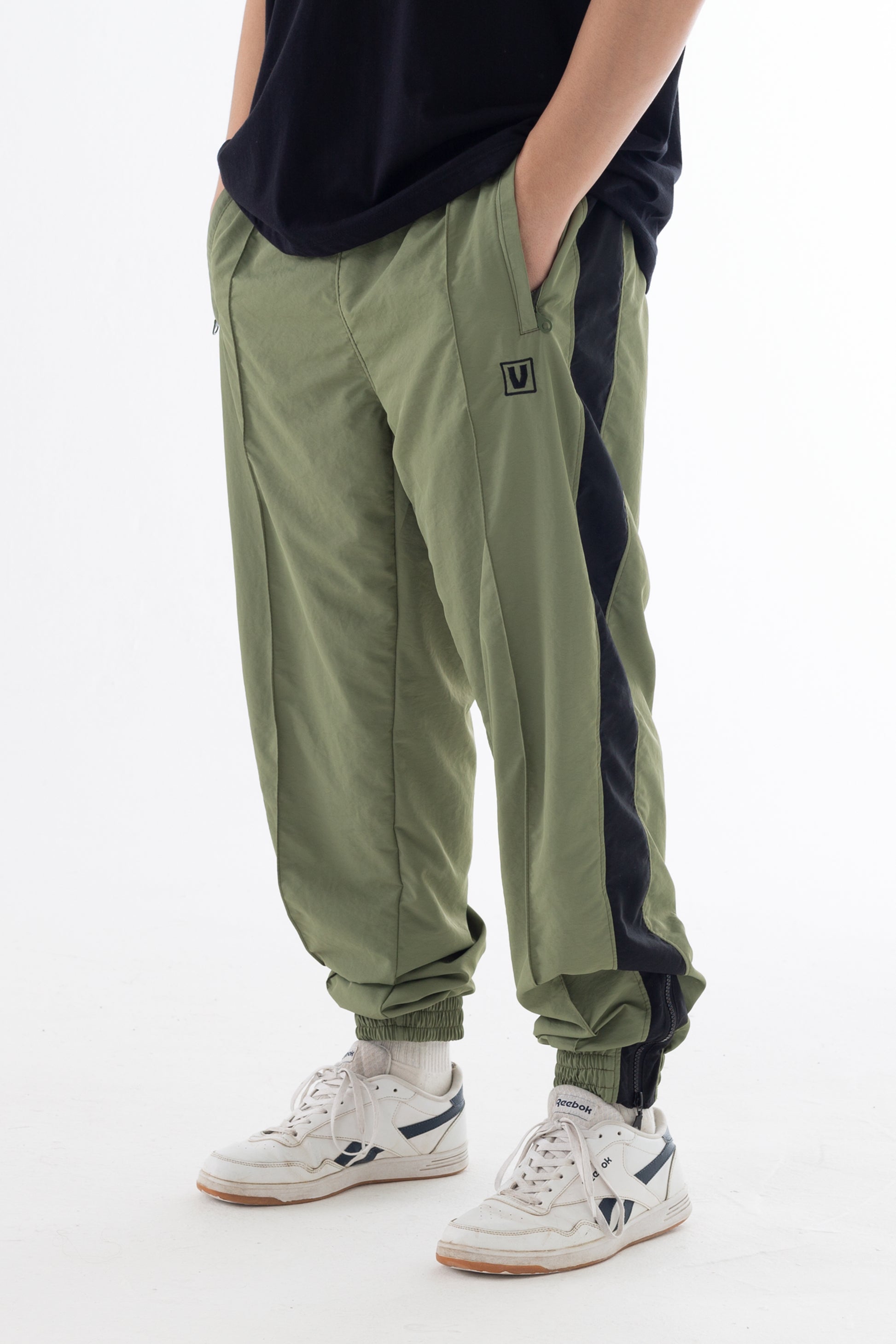 Pantalones Cargo Pantalones Reebok Mujer Olive Cargo Sweatpants